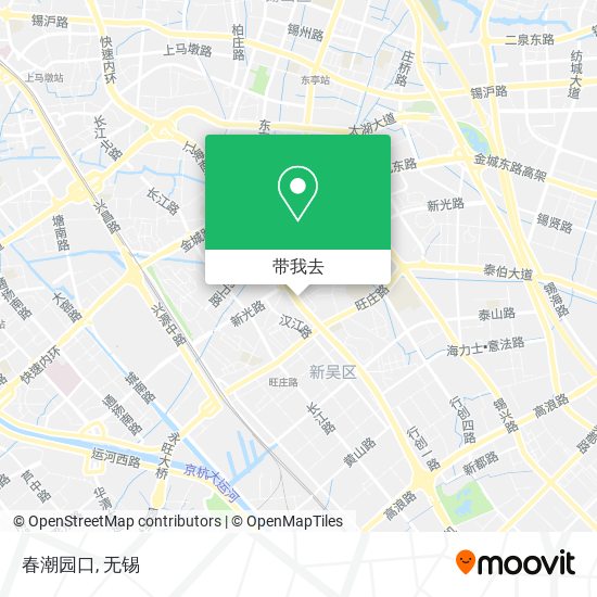 春潮园口地图