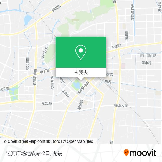 迎宾广场地铁站-2口地图