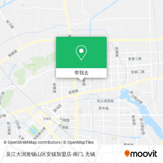 吴江大润发锡山区安镇加盟店-南门地图