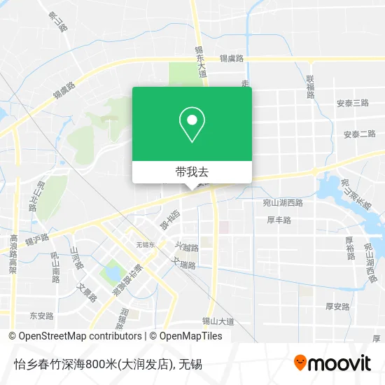 怡乡春竹深海800米(大润发店)地图
