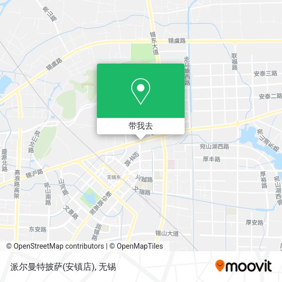派尔曼特披萨(安镇店)地图