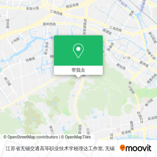 江苏省无锡交通高等职业技术学校理达工作室地图