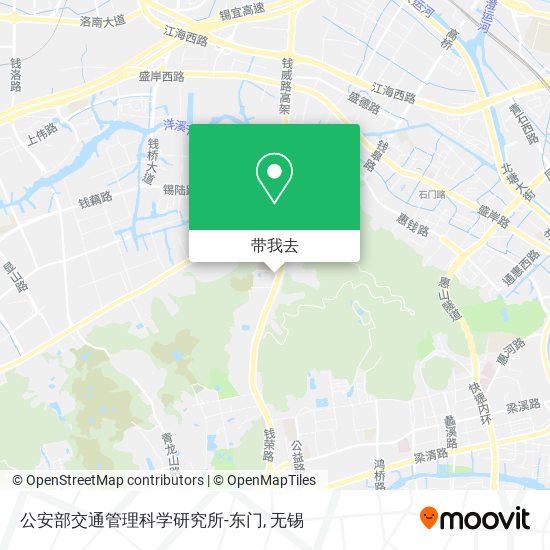 公安部交通管理科学研究所-东门地图