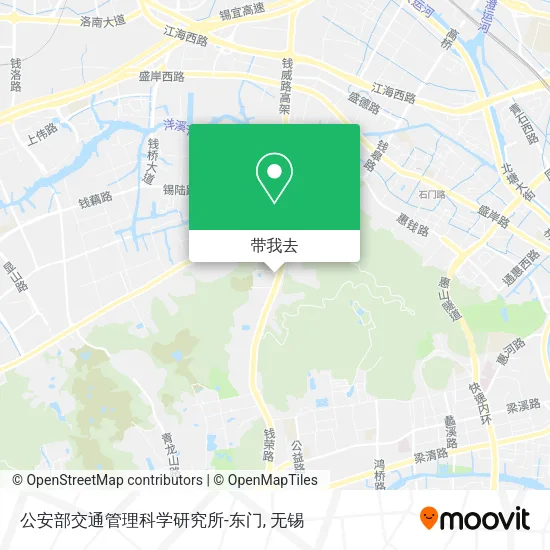公安部交通管理科学研究所-东门地图