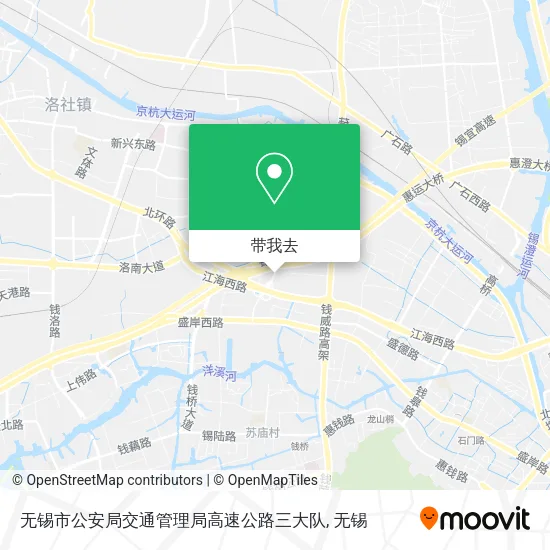 无锡市公安局交通管理局高速公路三大队地图