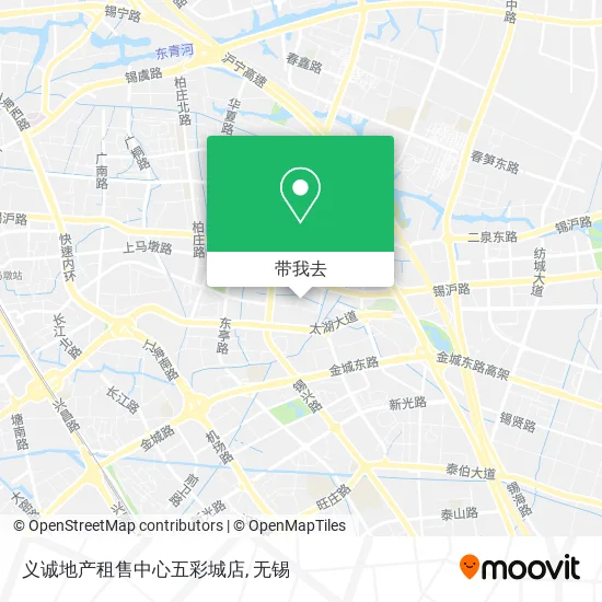 义诚地产租售中心五彩城店地图