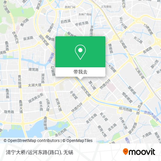 清宁大桥/运河东路(路口)地图