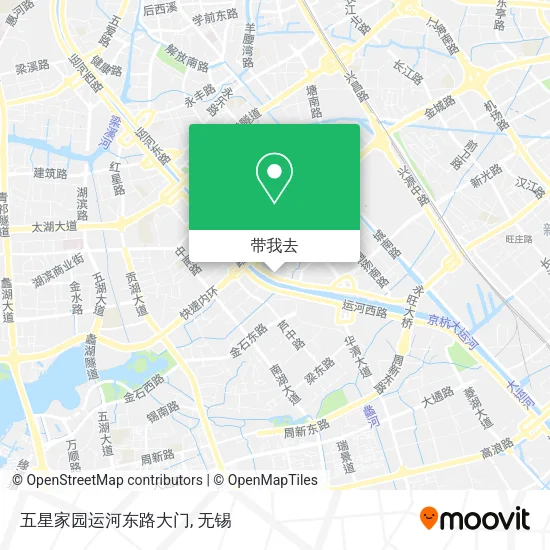 五星家园运河东路大门地图