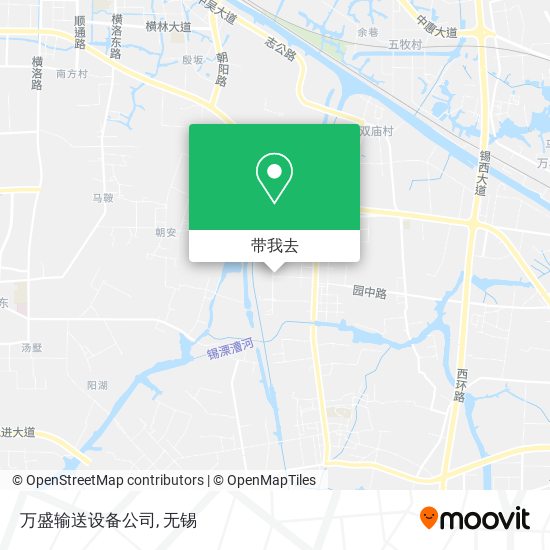 万盛输送设备公司地图