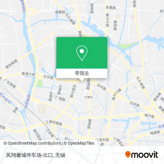 凤翔馨城停车场-出口地图