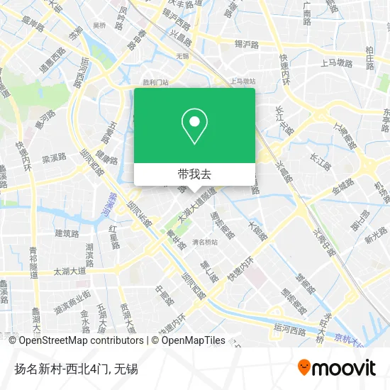 扬名新村-西北4门地图