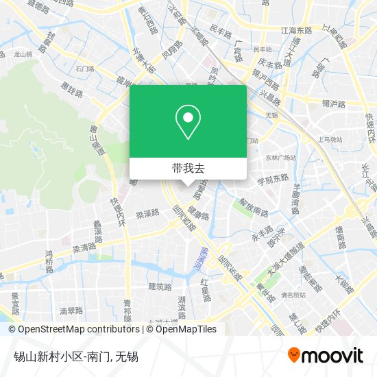 锡山新村小区-南门地图