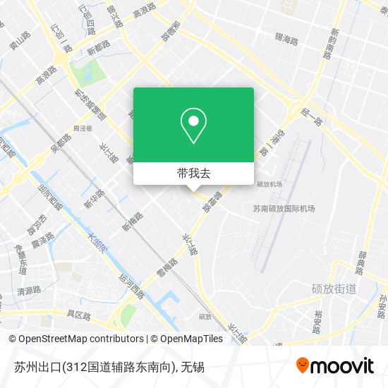 苏州出口(312国道辅路东南向)地图