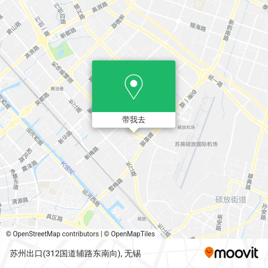 苏州出口(312国道辅路东南向)地图
