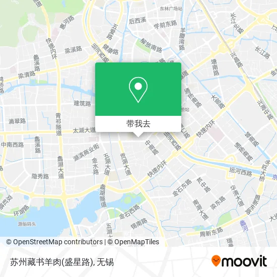 苏州藏书羊肉(盛星路)地图