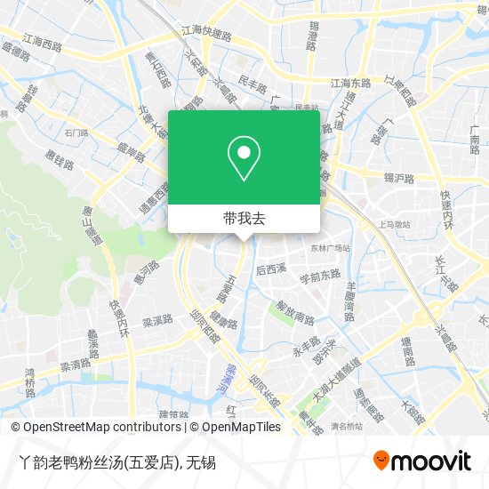 丫韵老鸭粉丝汤(五爱店)地图