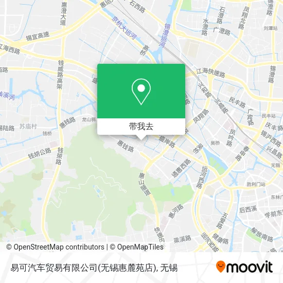 易可汽车贸易有限公司(无锡惠麓苑店)地图