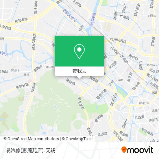 易汽修(惠麓苑店)地图