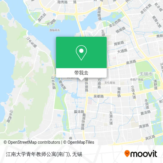 江南大学青年教师公寓(南门)地图