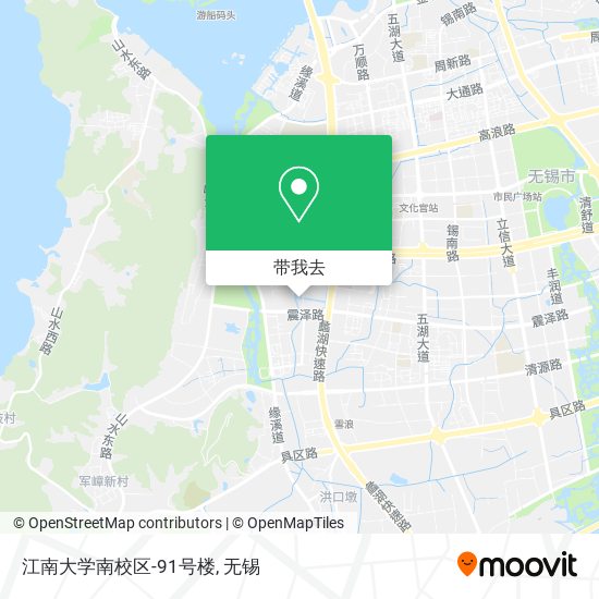 江南大学南校区-91号楼地图