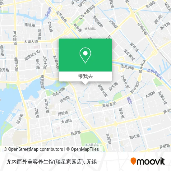 尤内而外美容养生馆(瑞星家园店)地图