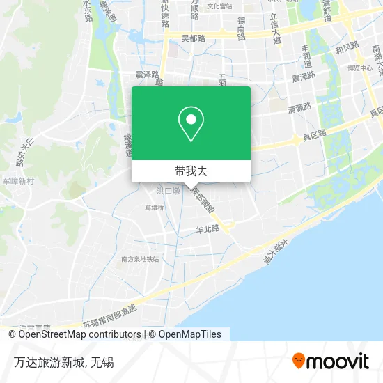 万达旅游新城地图