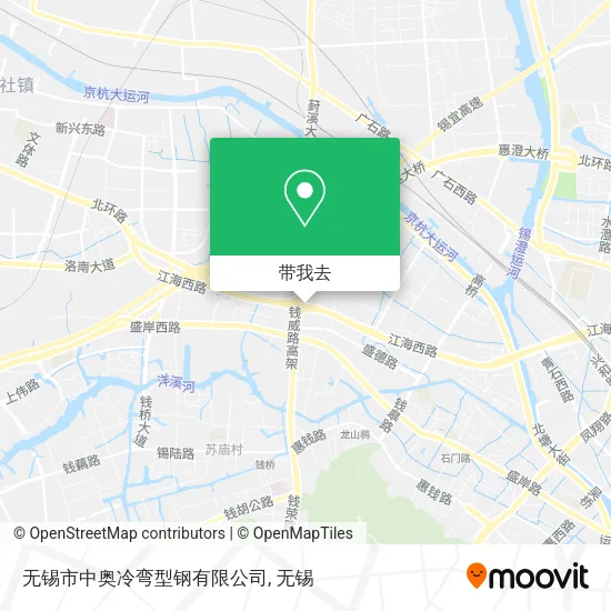 无锡市中奥冷弯型钢有限公司地图