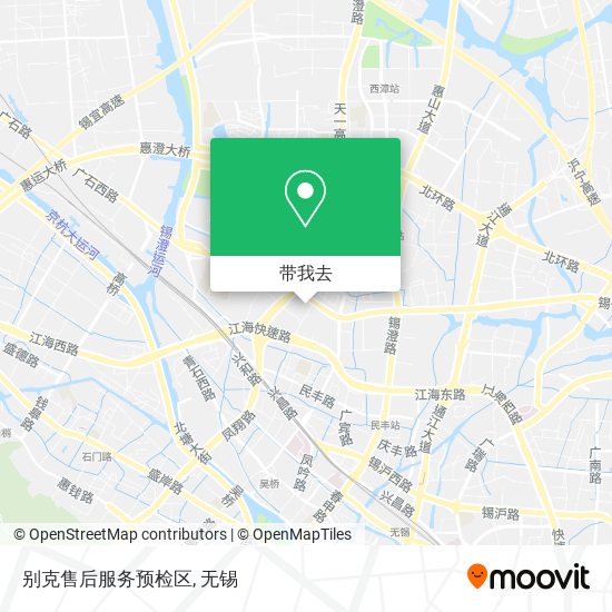 别克售后服务预检区地图
