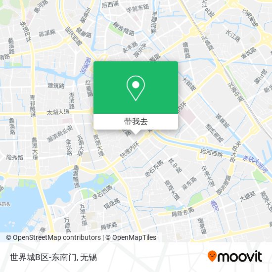 世界城B区-东南门地图