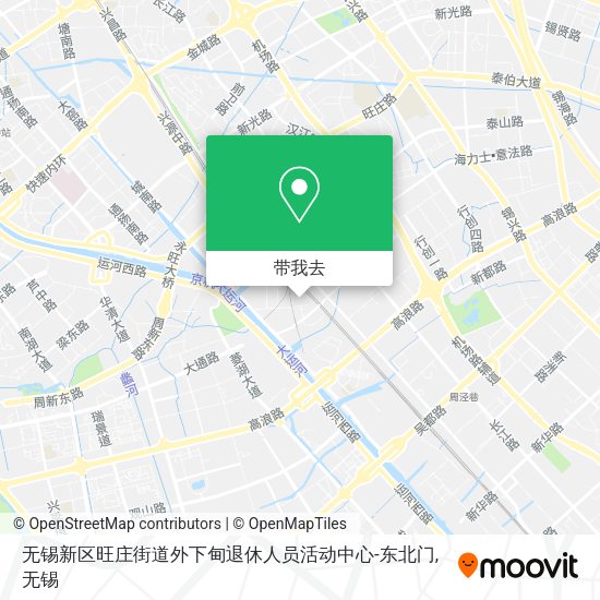 无锡新区旺庄街道外下甸退休人员活动中心-东北门地图