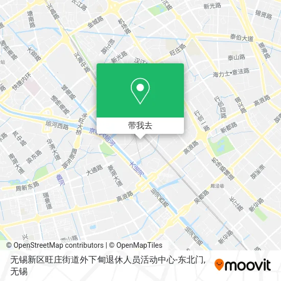无锡新区旺庄街道外下甸退休人员活动中心-东北门地图