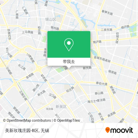美新玫瑰庄园-B区地图
