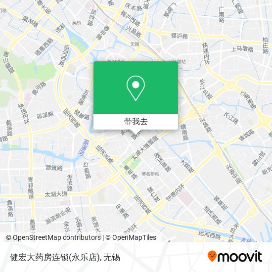 健宏大药房连锁(永乐店)地图