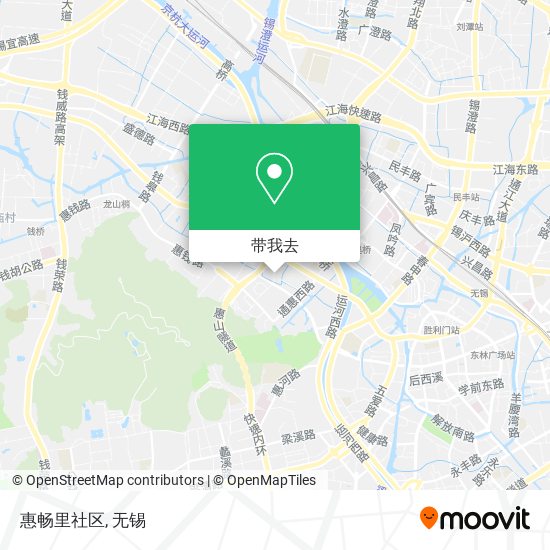 惠畅里社区地图