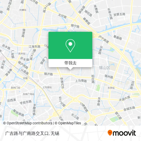 广吉路与广南路交叉口地图