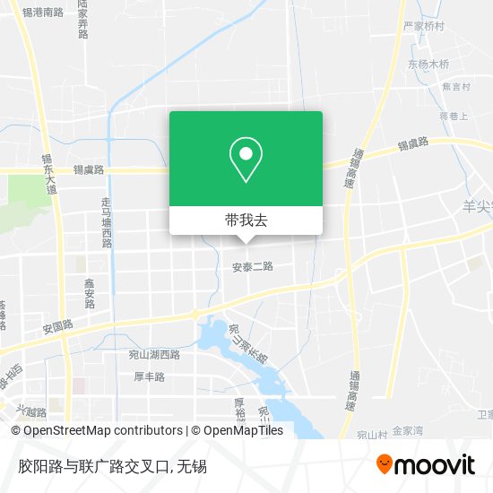 胶阳路与联广路交叉口地图