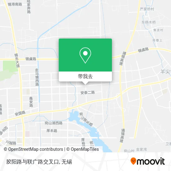 胶阳路与联广路交叉口地图