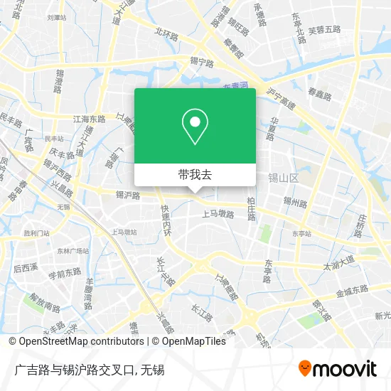 广吉路与锡沪路交叉口地图