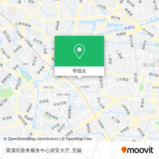 梁溪区政务服务中心崇安大厅地图