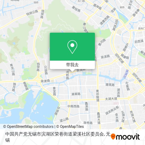 中国共产党无锡市滨湖区荣巷街道梁溪社区委员会地图