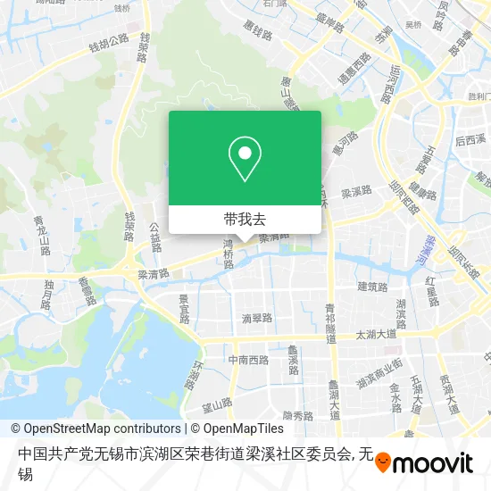 中国共产党无锡市滨湖区荣巷街道梁溪社区委员会地图