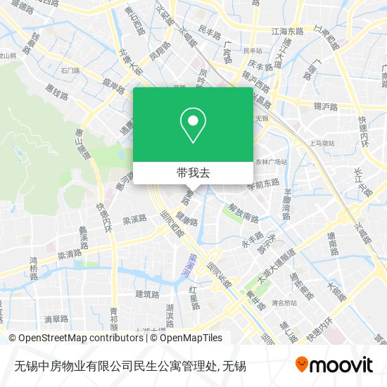 无锡中房物业有限公司民生公寓管理处地图