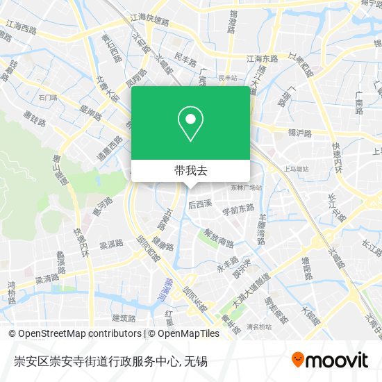 崇安区崇安寺街道行政服务中心地图