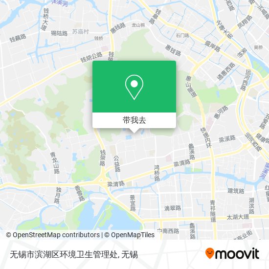 无锡市滨湖区环境卫生管理处地图