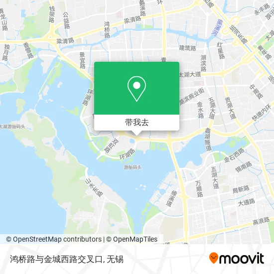 鸿桥路与金城西路交叉口地图