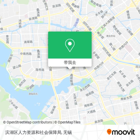 滨湖区人力资源和社会保障局地图