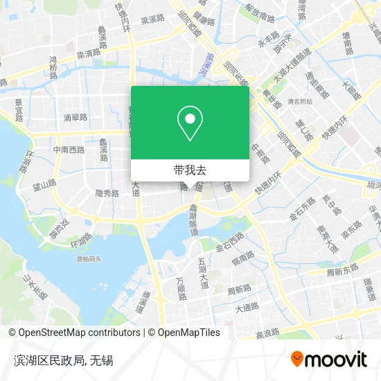 滨湖区民政局地图