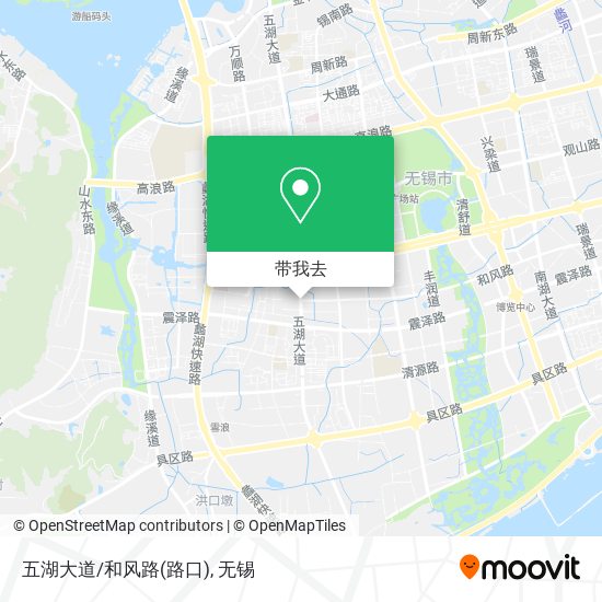 五湖大道/和风路(路口)地图