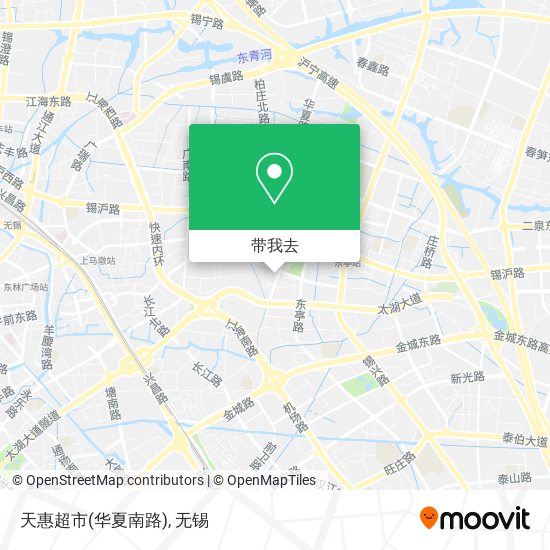 天惠超市(华夏南路)地图