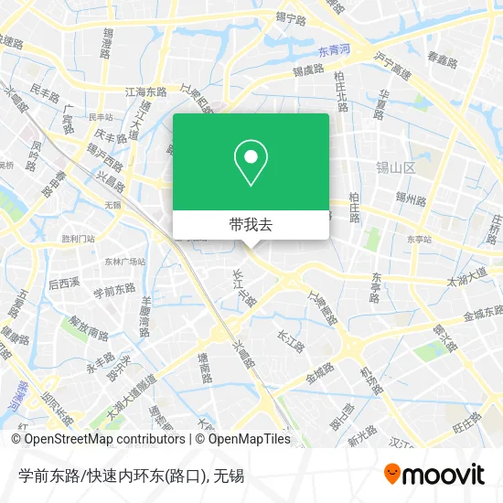 学前东路/快速内环东(路口)地图